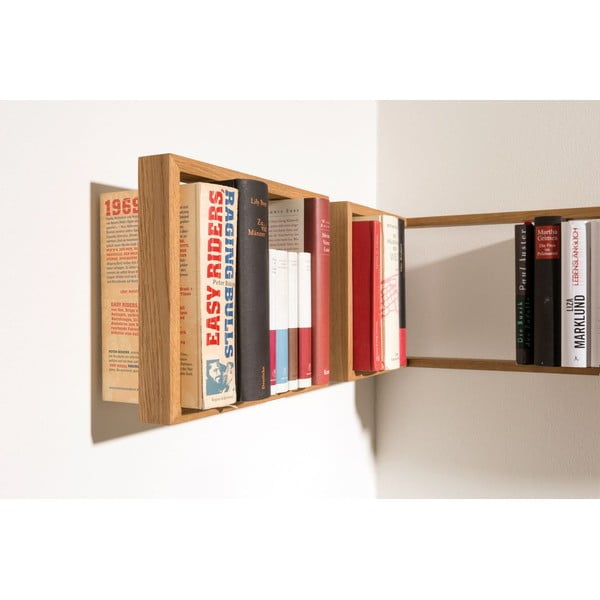 b5 tölgyfa könyvespolc, magasság 25 cm - das kleine b-image-4