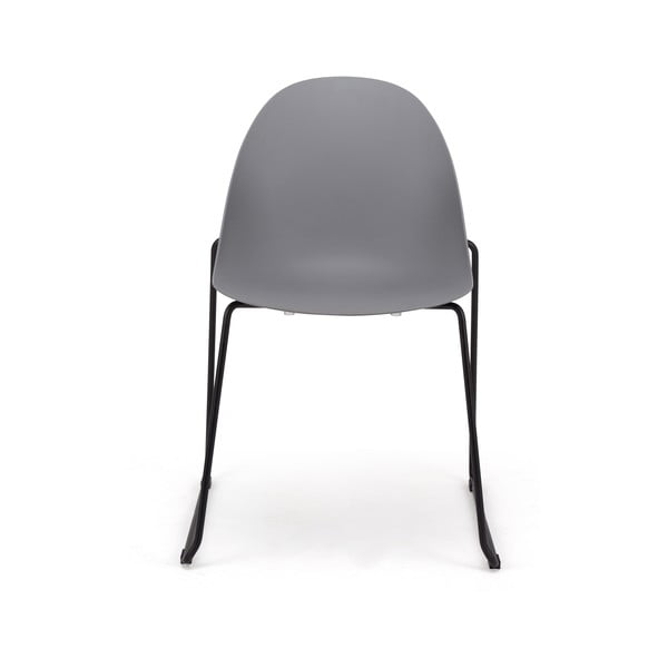 Viva 2 db szürke étkezőszék fekete talppal - Bonami Selection-image-2