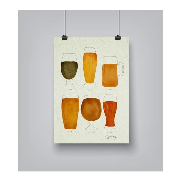 Beer Collection by Cat Coquillette 30 x 42 cm-es plakát