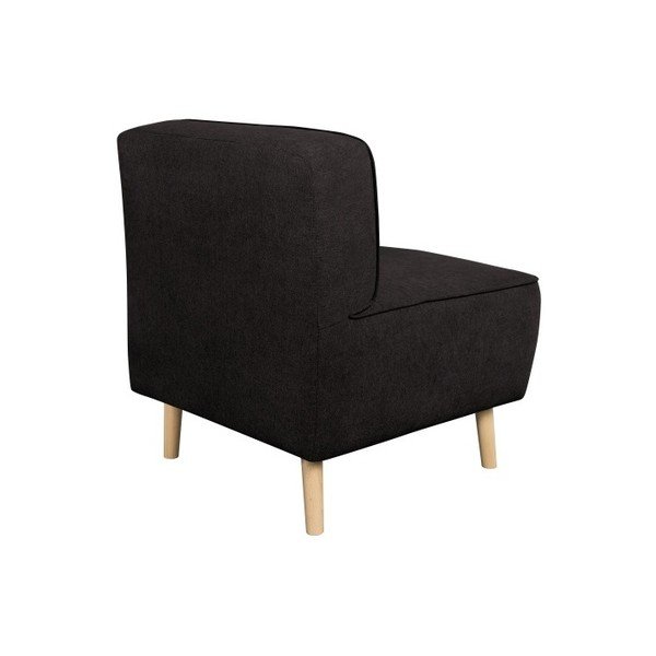 Lounge fekete fotel - Kooko Home-image-3