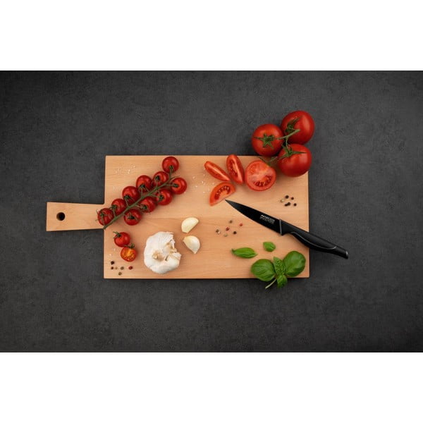 Wave fekete rozsdamentes acél fogazott kés - Nirosta-image-1