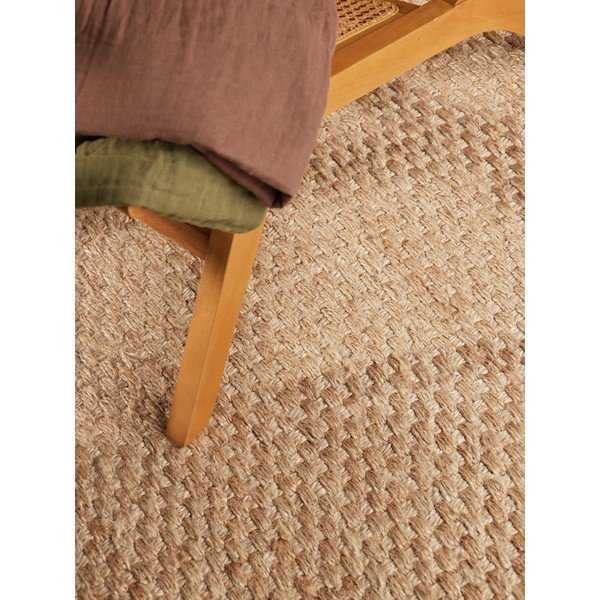 Natúr színű kétoldalas-kézi szövésű juta szőnyeg 200x300 cm Fjord – Hanse Home-image-4