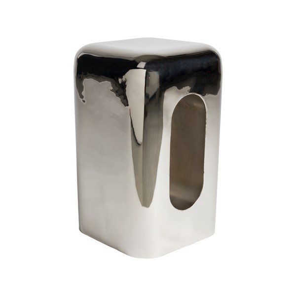 Fém tárolóasztal 29x29 cm Creek – Zuiver-image-2