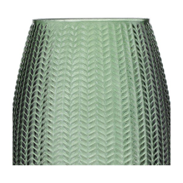 Zöld üveg váza (magasság 24 cm) Sevilla – Restilo-image-2