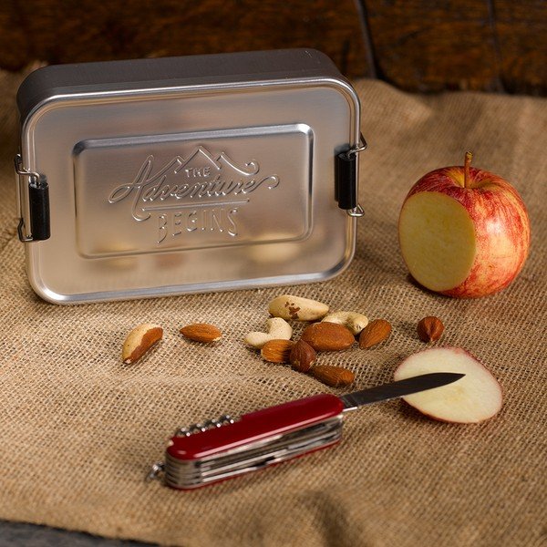 Silver Tin ezüstszínű ételtároló doboz, 120 x 101 x 30 mm - Gentlemen's Hardware-image-1
