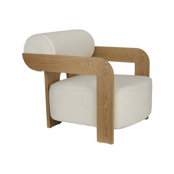 Bézs buklé fotel Oolong – Zuiver