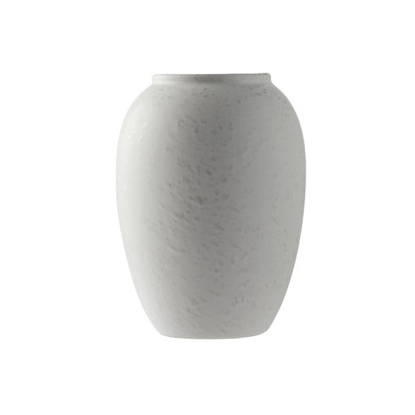Basics Matte Cream krémszínű agyagkerámia váza, magasság 20 cm - Bitz