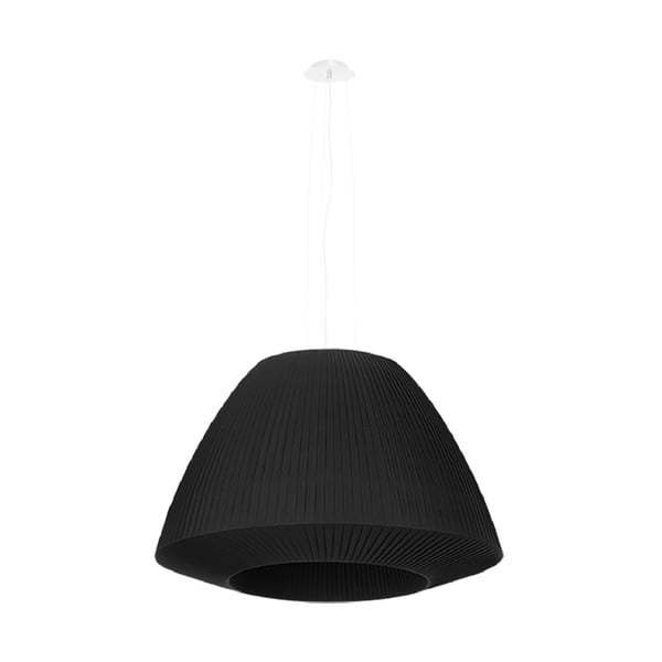 Fekete függőlámpa üveg búrával ø 60 cm Soprano - Nice Lamps