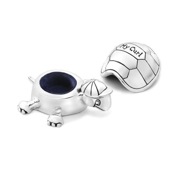 Fém fogtartó doboz ø 8x3 cm Turtle – Zilverstad-image-1