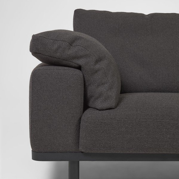 Noa antracitszürke kanapé párnákkal - Kave Home-image-1