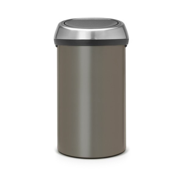 Szürke acél érintésre nyíló szemetes 60 l Touch Bin – Brabantia-image-3