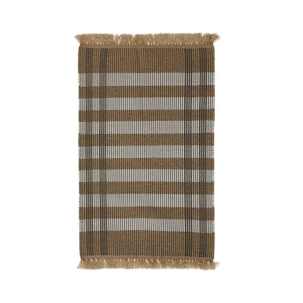 Bézs kétoldalas-kézi szövésű szőnyeg 60x90 cm Barani – Kave Home