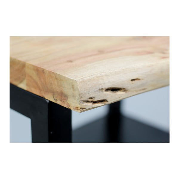 SoHo akácfa dohányzóasztal polccal - HSM collection-image-1