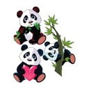 Panda 3 db-os gyerek falmatrica szett - Ambiance