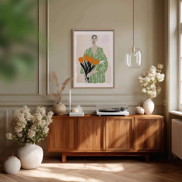 Nyomtatott keretezett kép 50x70 cm Stella – Styler-image-2