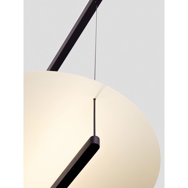 Fehér-matt fekete alumínium LED dimmelhető függőlámpa ø 80 cm Diona – Nova Luce-image-2