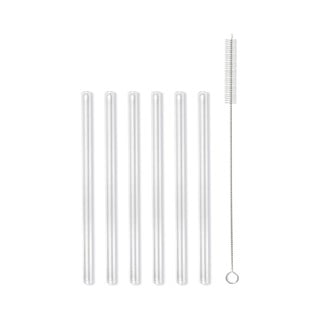 6 db-os üveg szívószál készlet, hosszúság 15 cm - Vialli Design