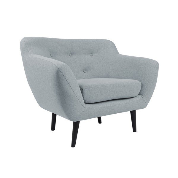 Piemont világoskék fotel barna lábakkal - Mazzini Sofas-image-3