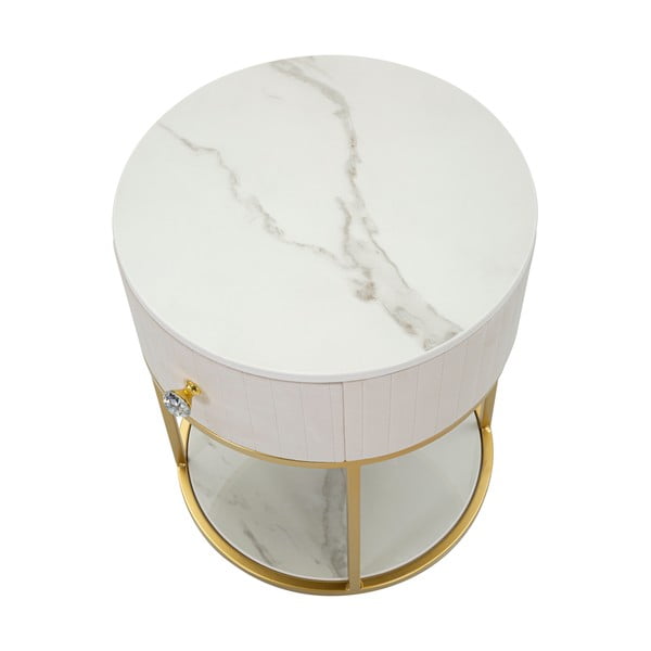 Bézs éjjeliszekrény Montpellier - Mauro Ferretti-image-3