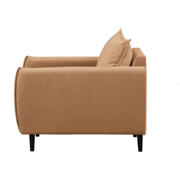 Barna bársony fotel Juli – Ropez-image-2