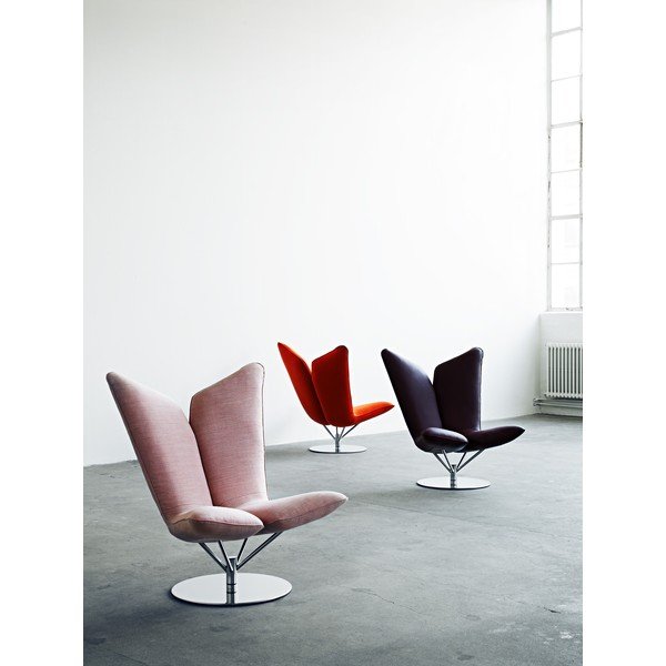 Angel Swivel sötétkék fotel - Softline-image-1