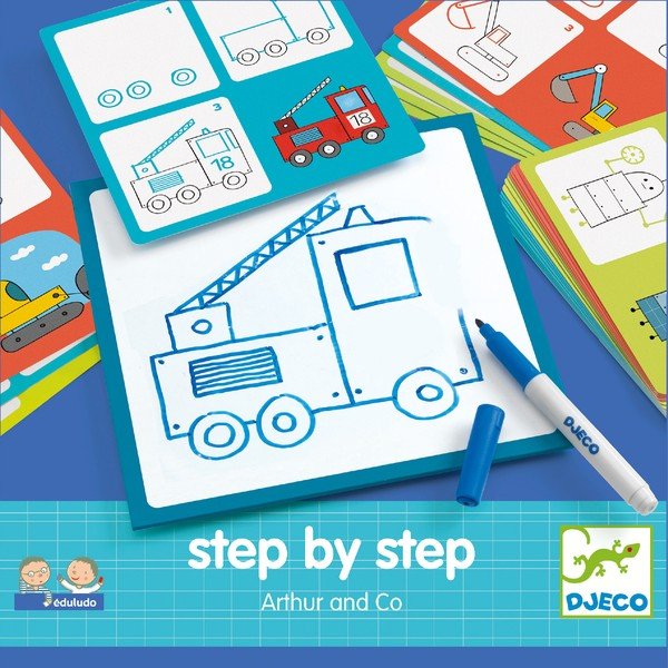 Step By Step Artur kreativitást fejlesztő játék - Djeco-image-1