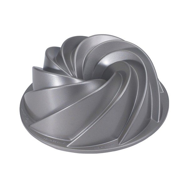 Rondo ezüst színű kuglóf forma - Nordic Ware-image-2