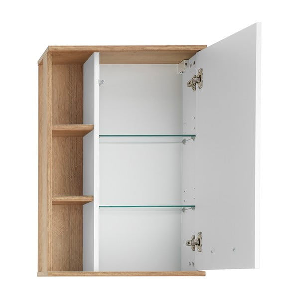 Fehér függő fürdőszoba szekrény 51x75 cm Set 923 - Pelipal-image-3