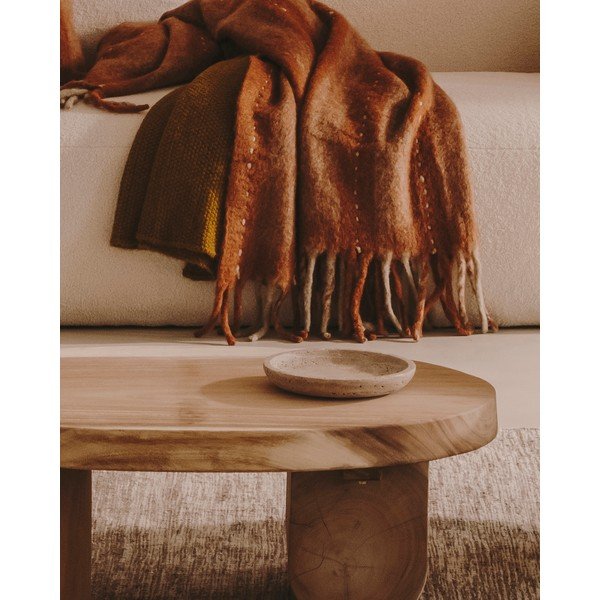 Kő dekoratív tálca ø 18 cm Madlena – Kave Home-image-1