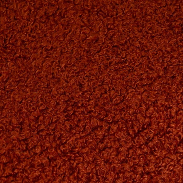 Téglavörös sherpa takaró 130x160 cm Sherpa Bouclé – Casa Selección-image-2