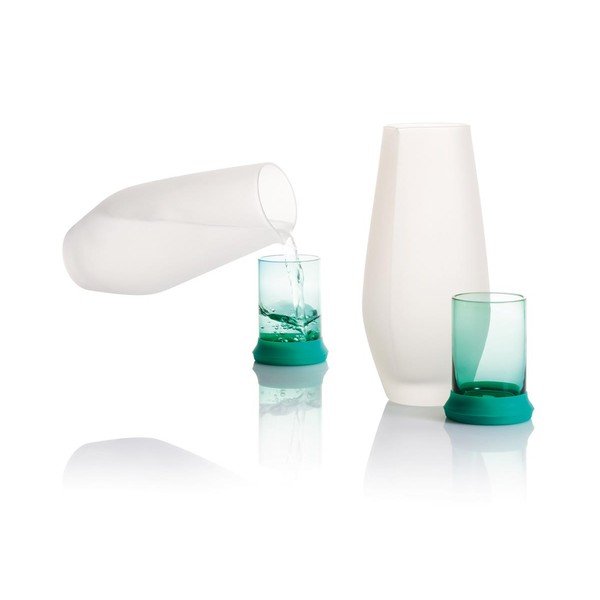 Hyta zöld üveg karaffa, 500 ml - XD Design-image-3