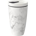 Like To Go szürke-fehér porcelán utazóbögre, 350 ml - Villeroy & Boch