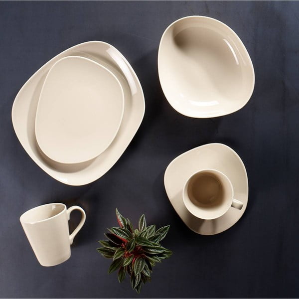 Like Organic krémszínű-bézs porcelán kávéscsésze, 270 ml - Villeroy & Boch-image-1