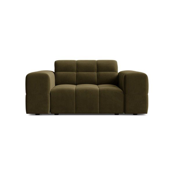 Khaki bársony fotel Chicago – Cosmopolitan Design