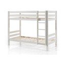 Fehér emeletes gyerekágy 90x200 cm Pino – Vipack