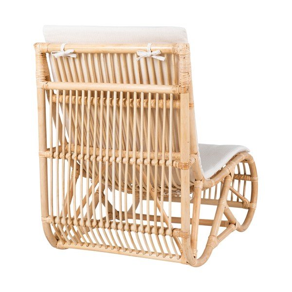 Valencia fehér rattan fotel - House Nordic-image-3