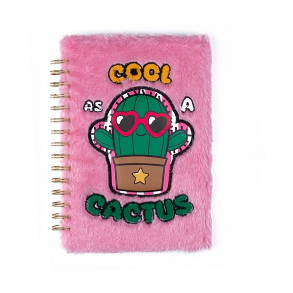 Cool Cactus jegyzetfüzet, 80 lapos - Tri-Coastal Design