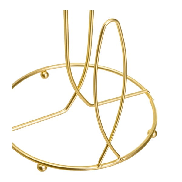 Aranyszínű fém papírtörlő tartó ø 16 cm – Casa Selección-image-2