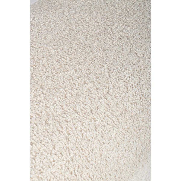 Krémszínű buklé párnázott pad Dayla – Bizzotto-image-3