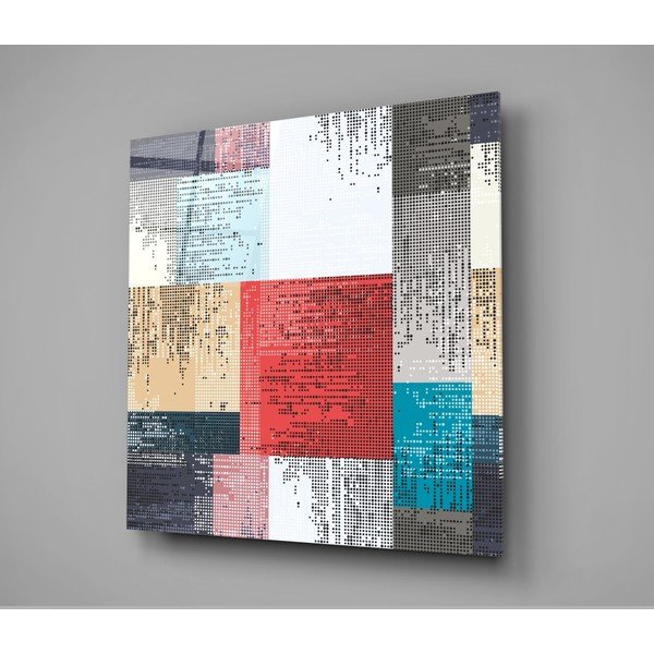 Patchwork üvegkép, 40 x 40 cm - Insigne-image-3