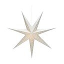 Ezüstszínű fénydekoráció karácsonyi mintával ø 75 cm Solvalla – Markslöjd