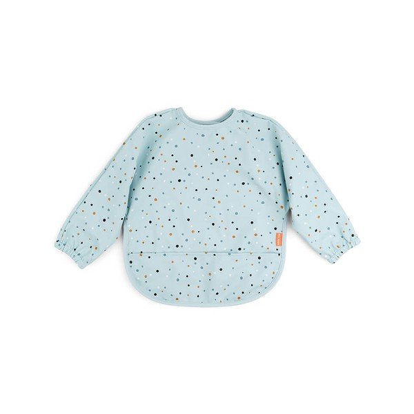 Kék ujjas előke Happy Dots - Done by Deer