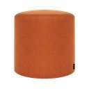 Terrakotta színű gyapjú puff Folk – noo.ma