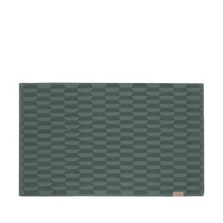 Sötétzöld fürdőszobai kilépő 50x80 cm Geo – Mette Ditmer Denmark