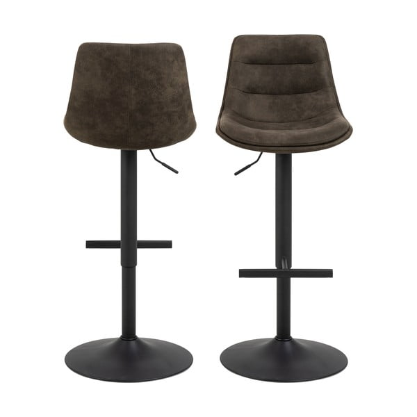 Sötétzöld állítható magasságú bárszék (ülésmagasság 86 cm) Adisa – Actona-image-4