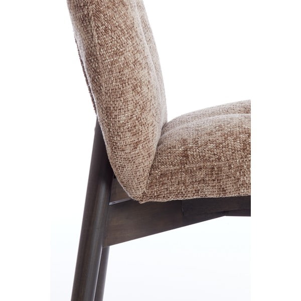 Barna kárpitozott étkezőfotel szett 2 db-os Sinosa – Light & Living-image-4