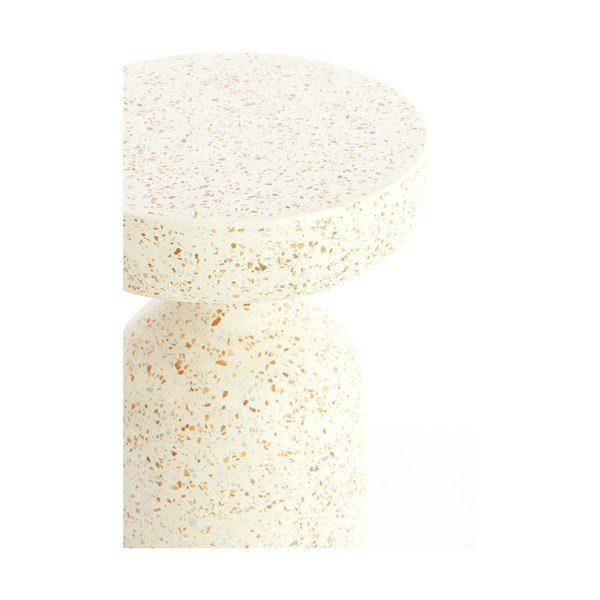 Terrazzo cement kerek tárolóasztal ø 32 cm Moravit – Light & Living-image-4