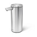 Matt ezüstszínű automata acél szappanadagoló 266 ml – simplehuman