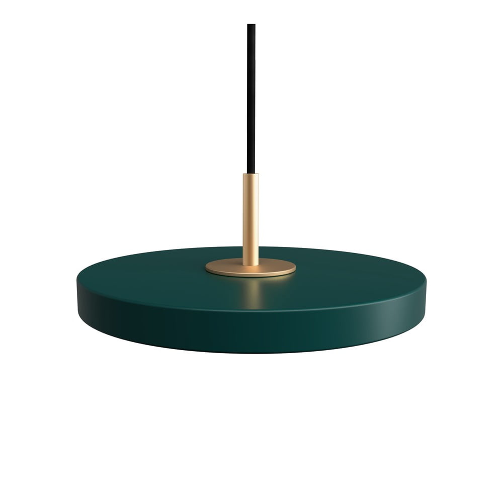 Sötétzöld LED függőlámpa fém búrával ø 15 cm Asteria Micro  UMAGE