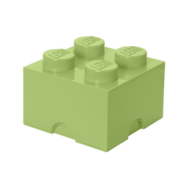 Világoszöld szögletes tárolódoboz - LEGO®